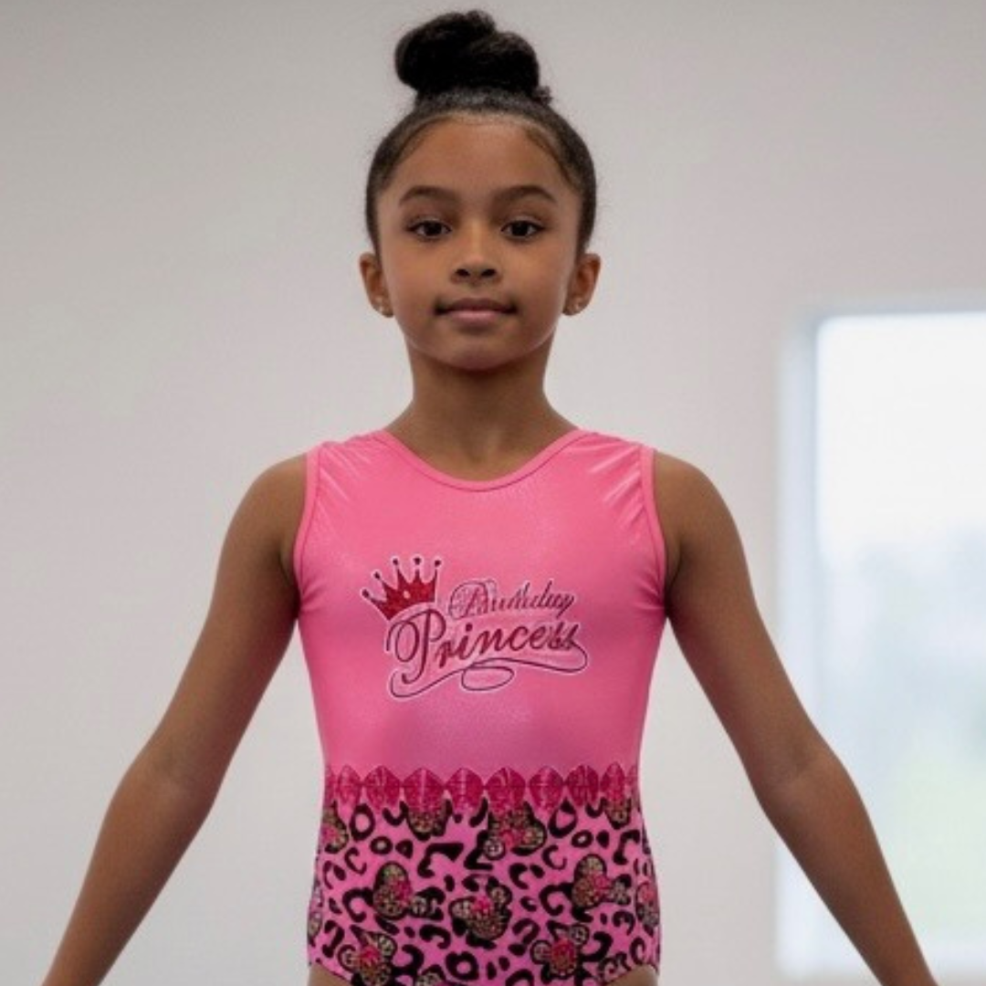Mickey Birthday Princess Leotard (Rhinestones Optional)