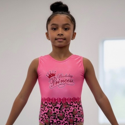 Mickey Birthday Princess Leotard (Rhinestones Optional)