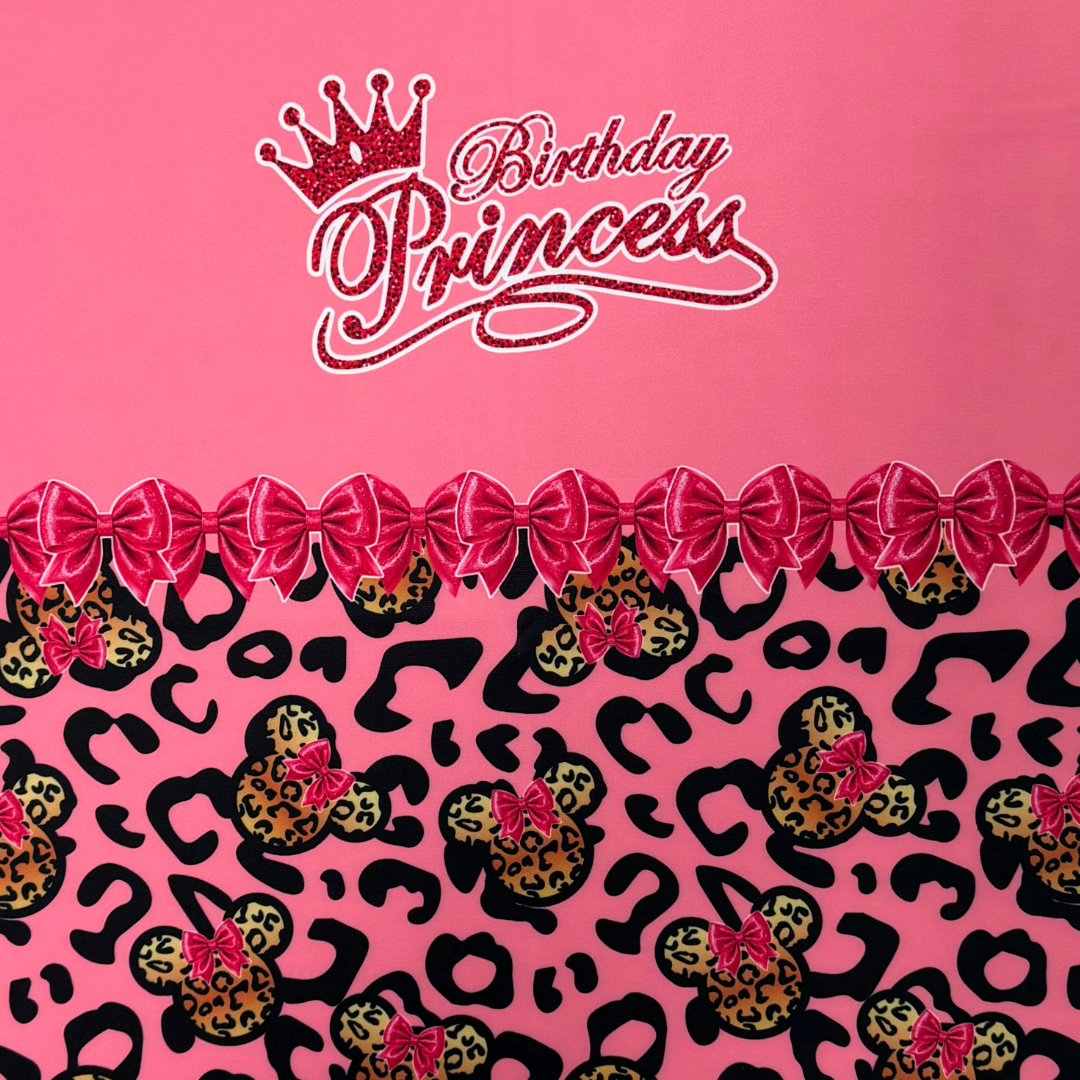 Mickey Birthday Princess Leotard (Rhinestones Optional)