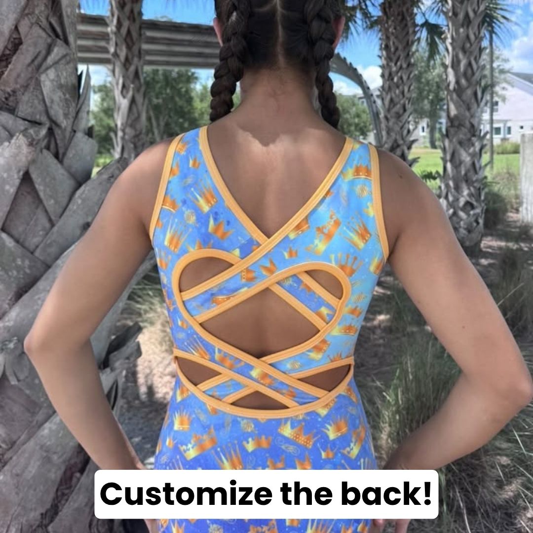 Blessed and Favored Birthday Leotard (Rhinestones Optional)