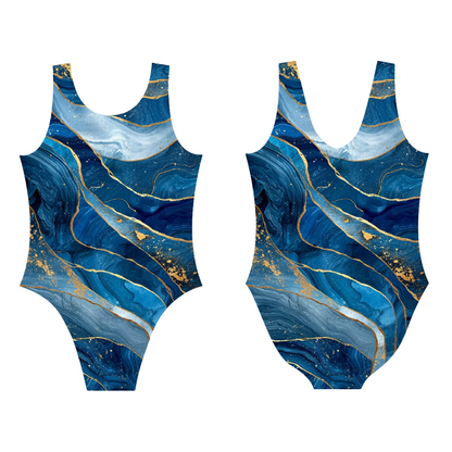 Blue Gold Skies Leotard