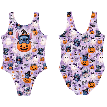Boo in Blue Leotard