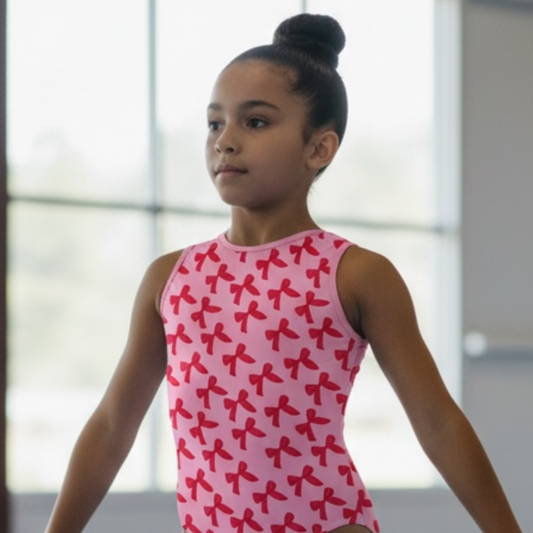 Bubble Gum Pink Coquette Leotard