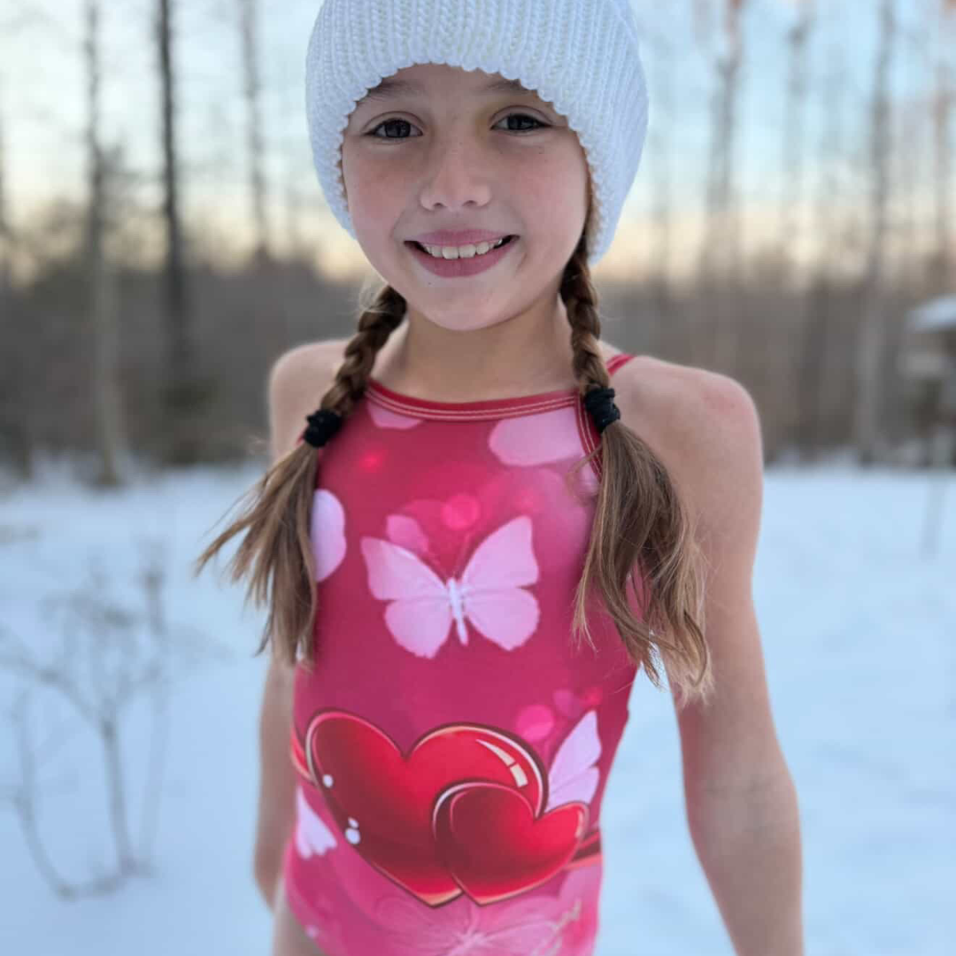 Burning Red Leotard