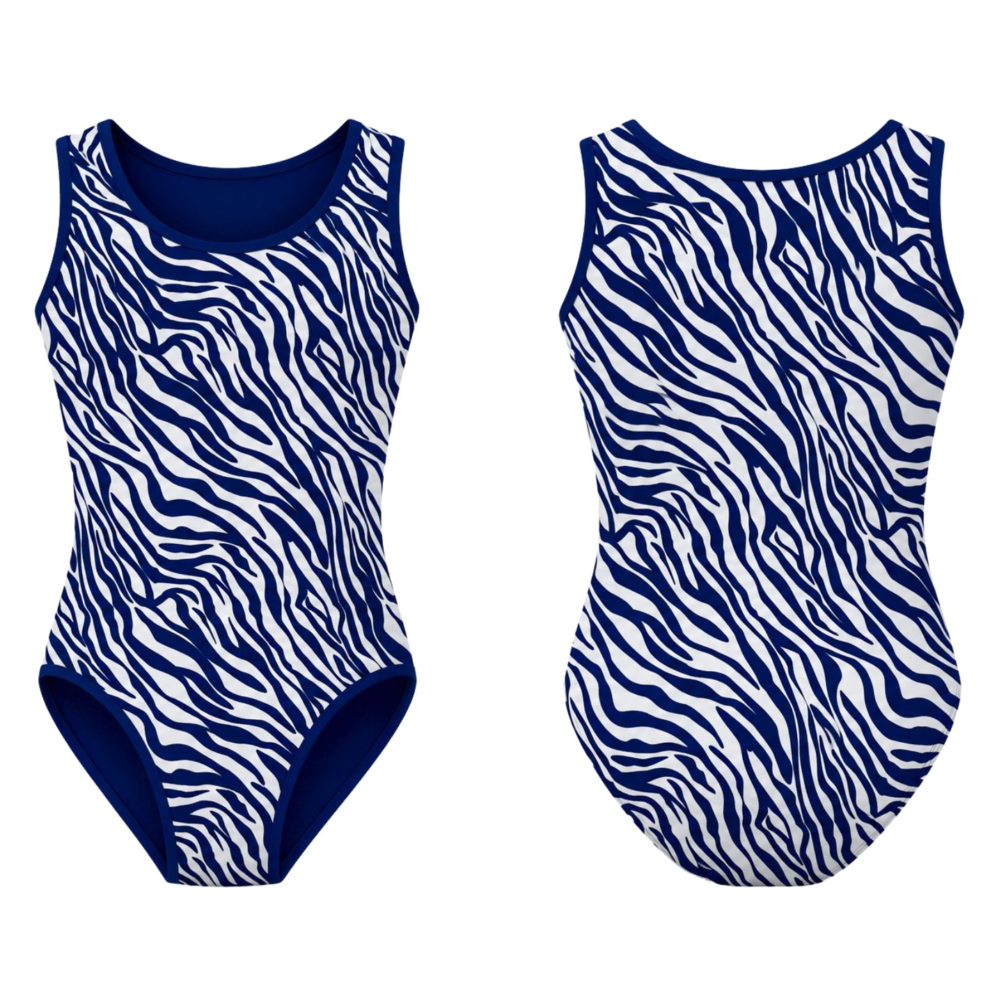 Coastal Zebra Leotard