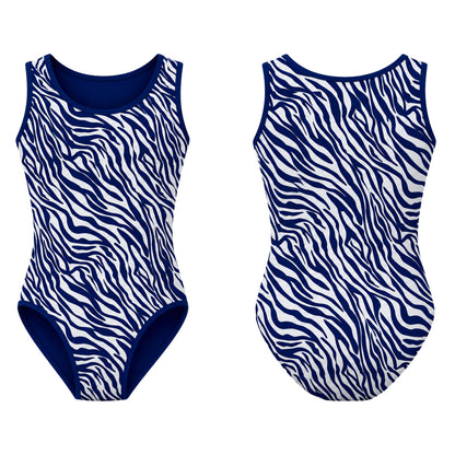 Coastal Zebra Leotard