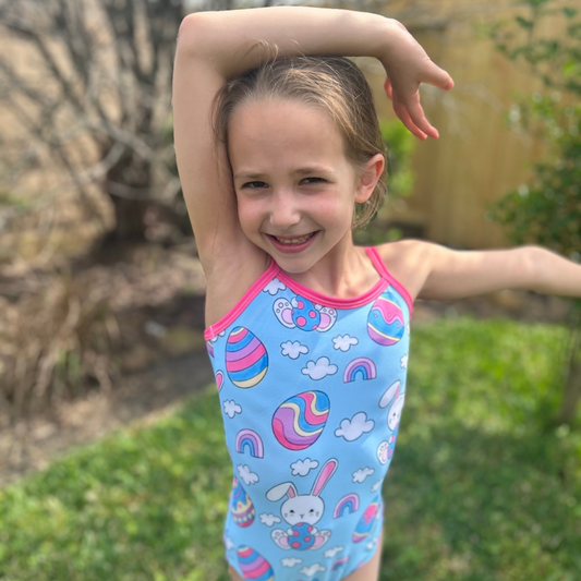 Bunnies in the Sky Leotard
