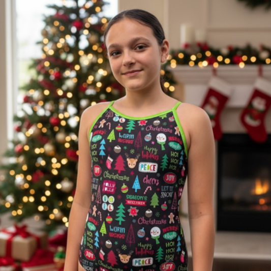 Happy Holidays Leotard