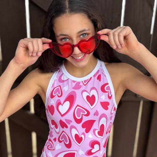Hearts on Top of Hearts Leotard