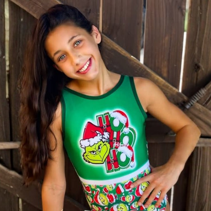 HoHoHo Grinch Leotard