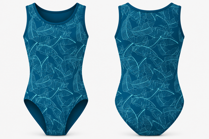 Tropical Leaves Leotard