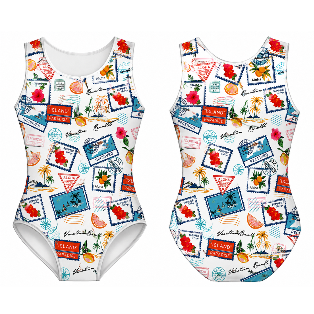 Island Postcard Leotard