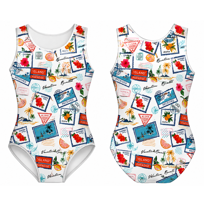Island Postcard Leotard