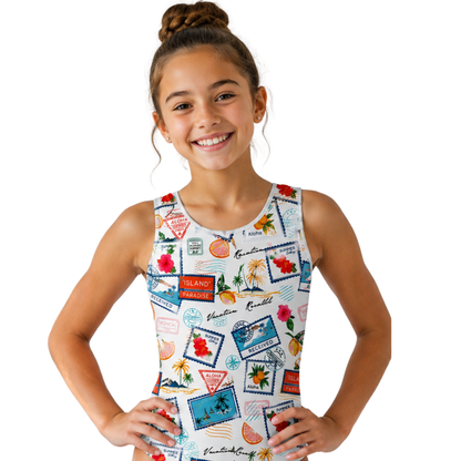 Island Postcard Leotard