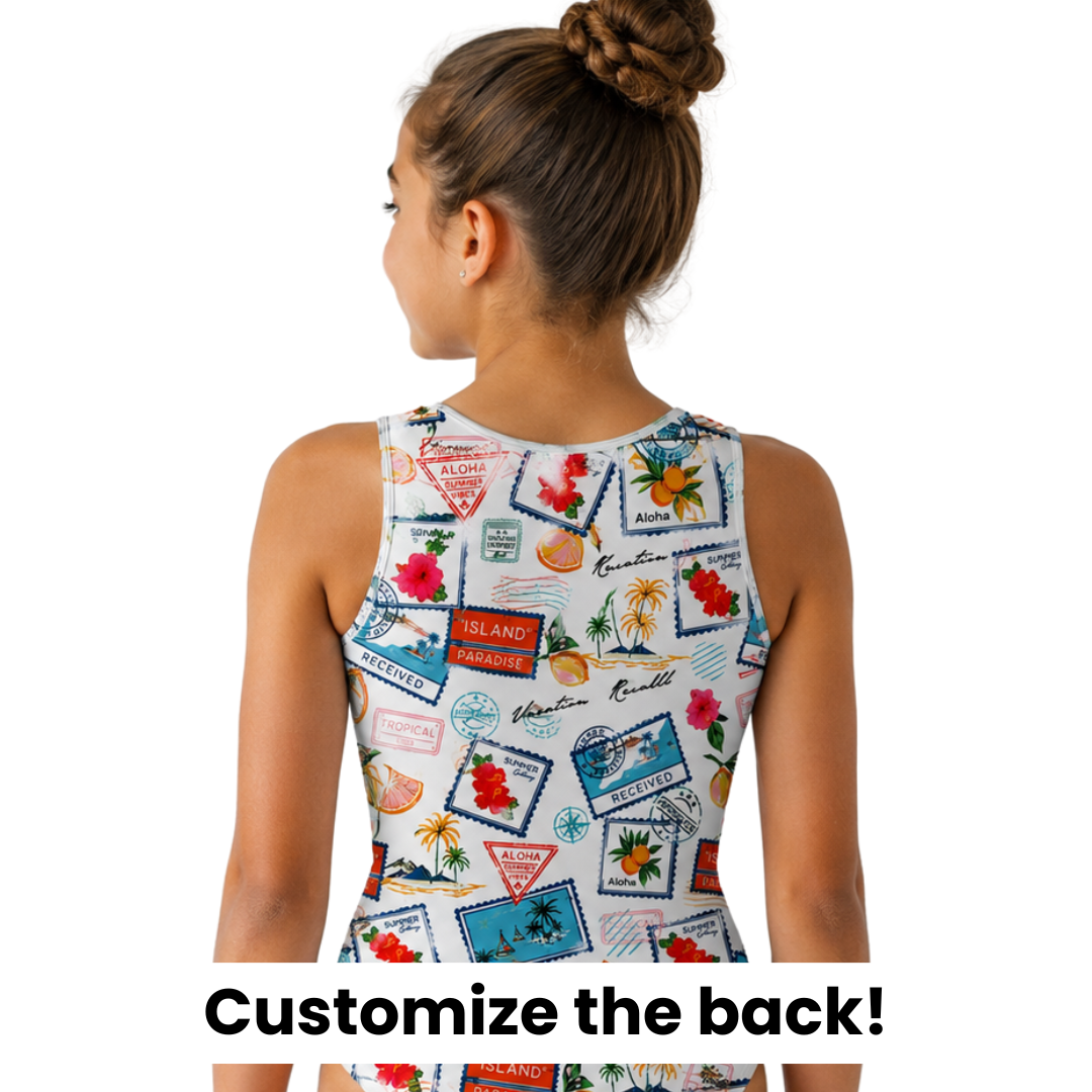 Island Postcard Leotard