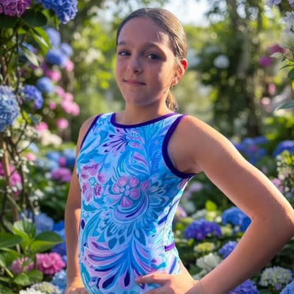 Lavender Blooms Leotard