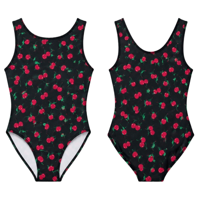 Midnight Cherries Leotard