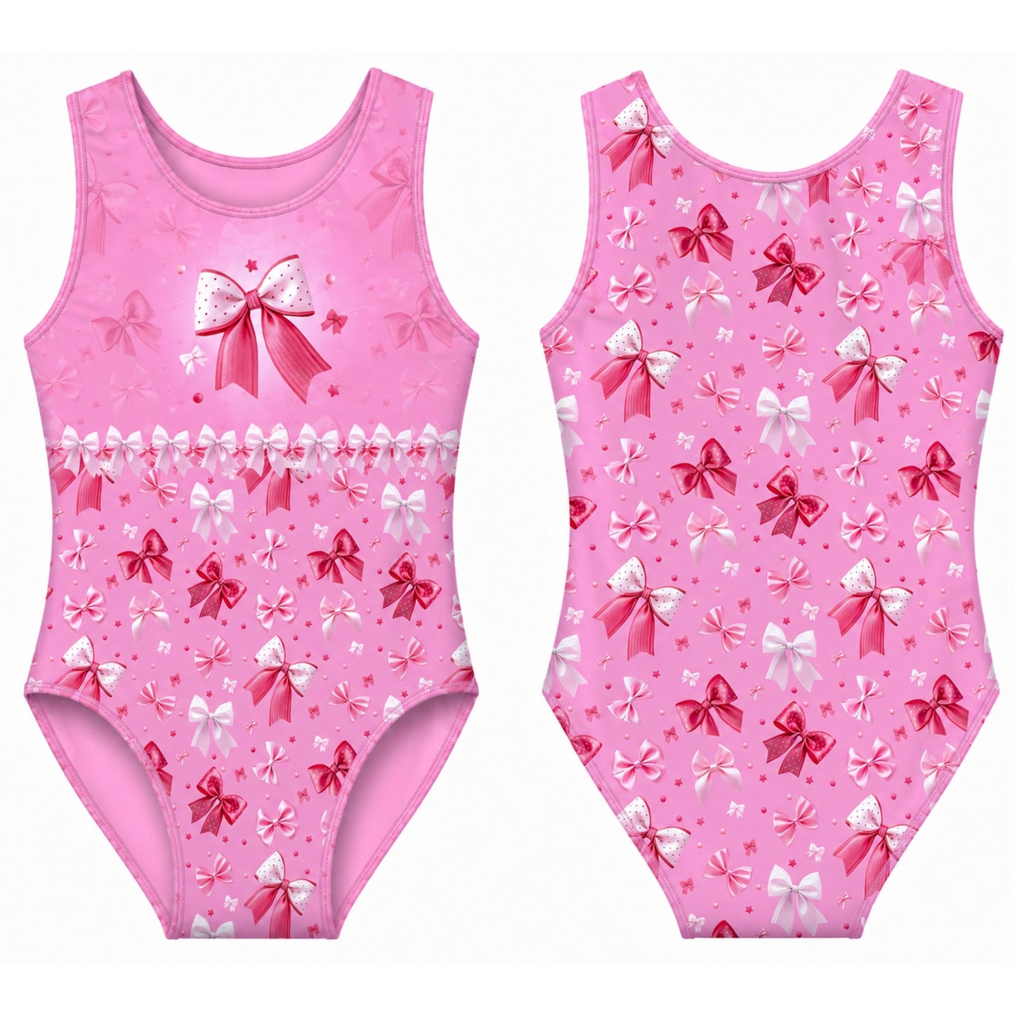 Pink Bow Magic Leotard