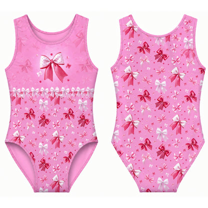 Pink Bow Magic Leotard