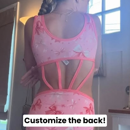 Pink Bow Magic Leotard