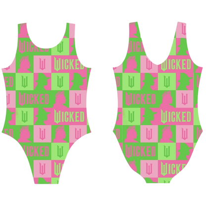 Pink V Green Leotard