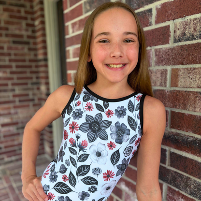 Pops of Ember Leotard