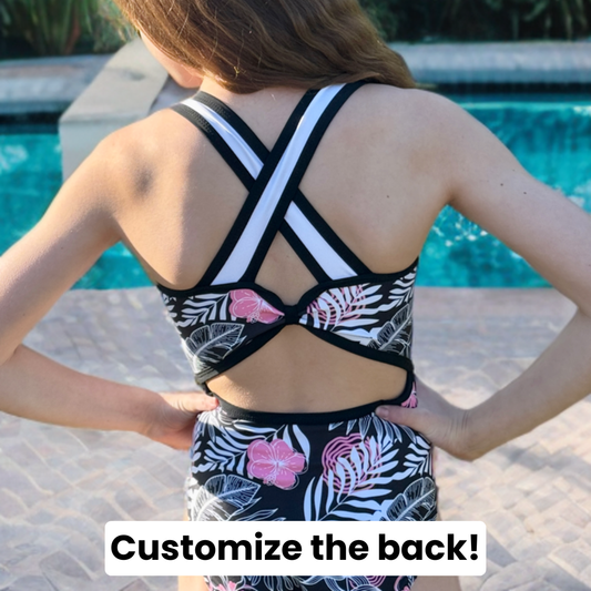 Pops of Pink Leotard