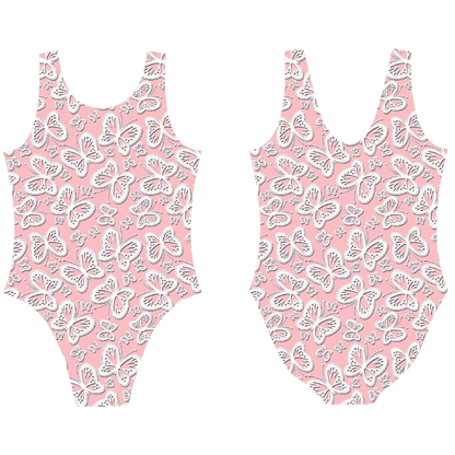 Pretty in Pink Butterflies Leotard