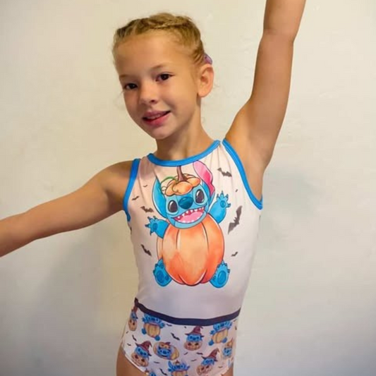 Pumpkin Stitch Leotard