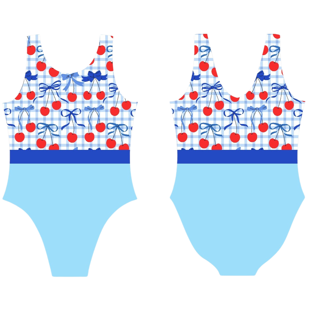 RWB Cherries Leotard