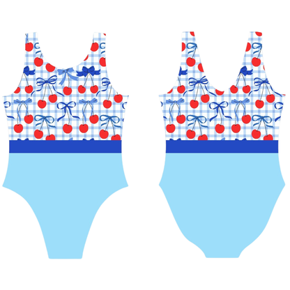 RWB Cherries Leotard