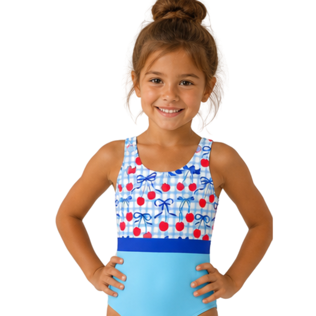 RWB Cherries Leotard