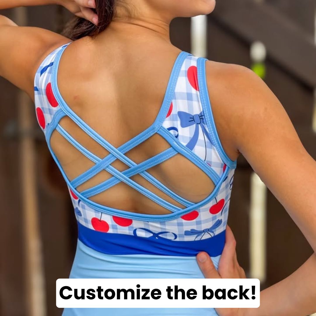 RWB Cherries Leotard