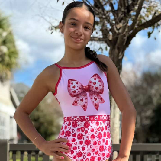 Ribbon of Love Leotard