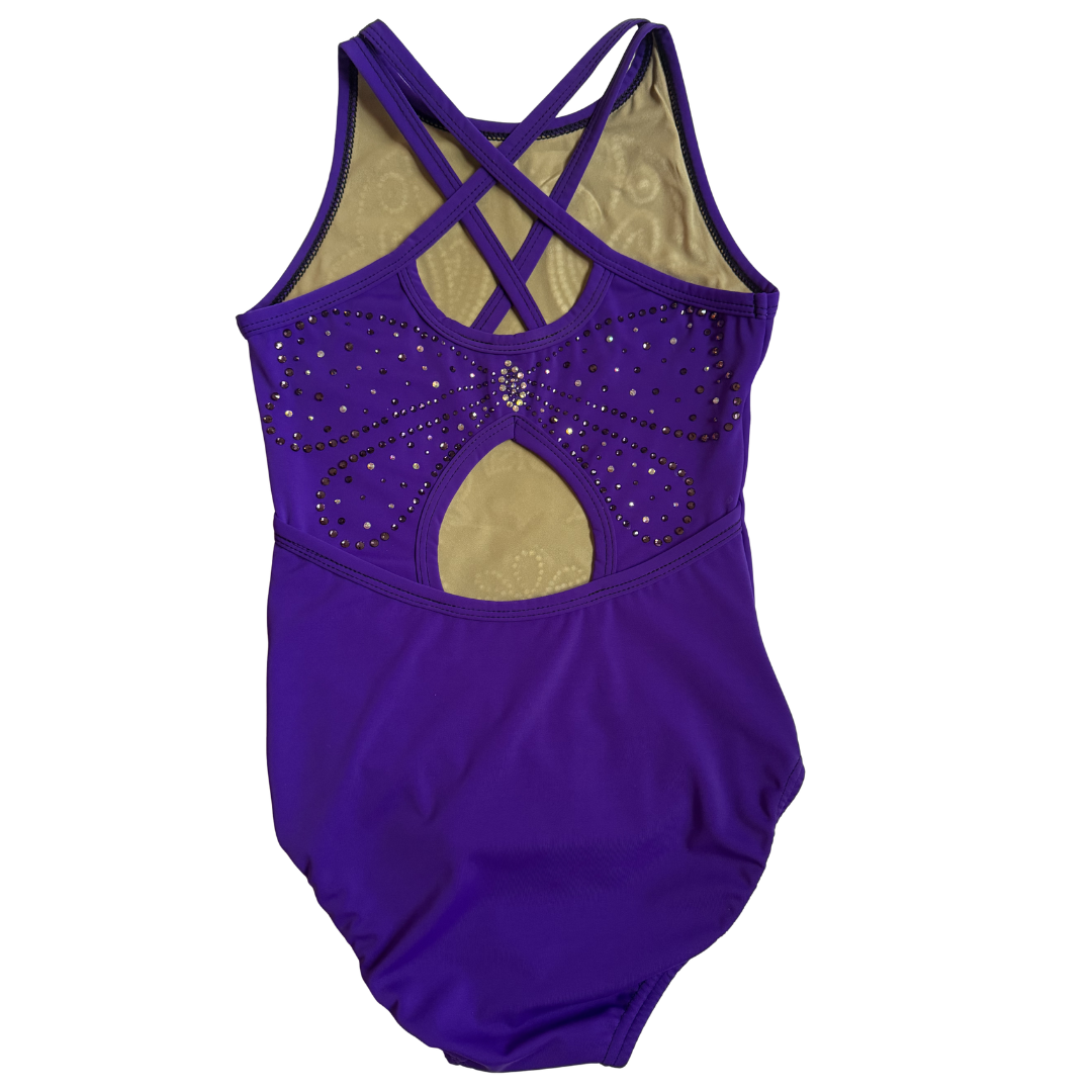 Royal Butterfly Flight Leotard *With Rhinestones*