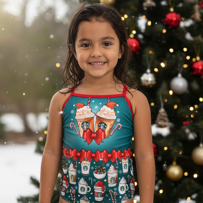 Starbies on Christmas Leotard