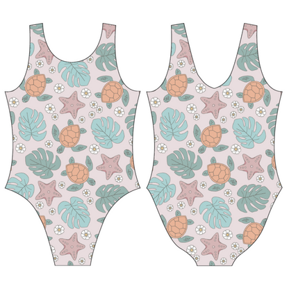 Swimming Turtles Leotard