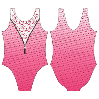 Zipped in Love Leotard