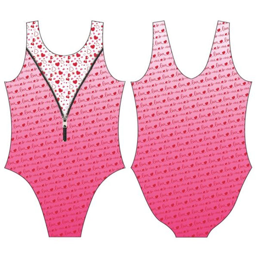 Zipped in Love Leotard