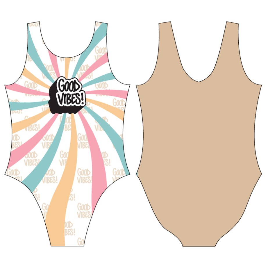 GOOD VIBES LEOTARD